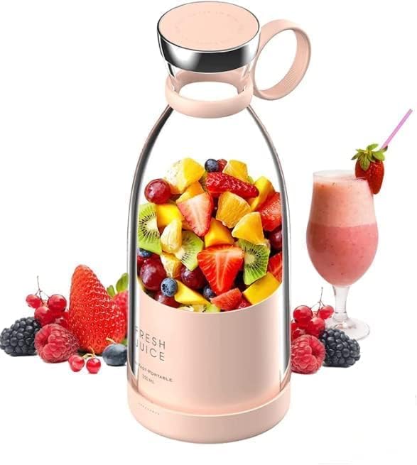 π₯ MINI BOTTLE JUICER β 420ML USB Rechargeable Portable Blender | For Juices, Shakes & Smoothies π₯