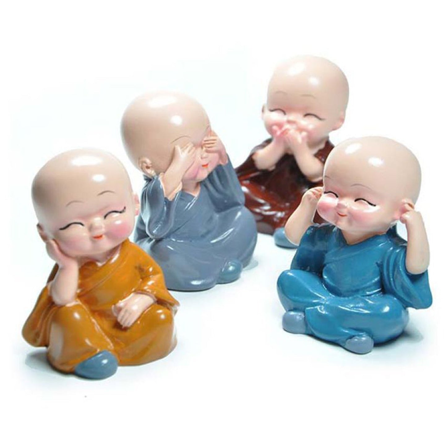 Baby Buddha 4pc And Show Piece
