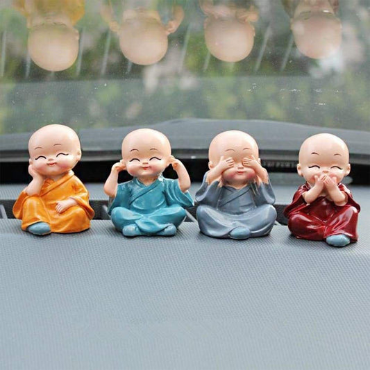 Baby Buddha 4pc And Show Piece