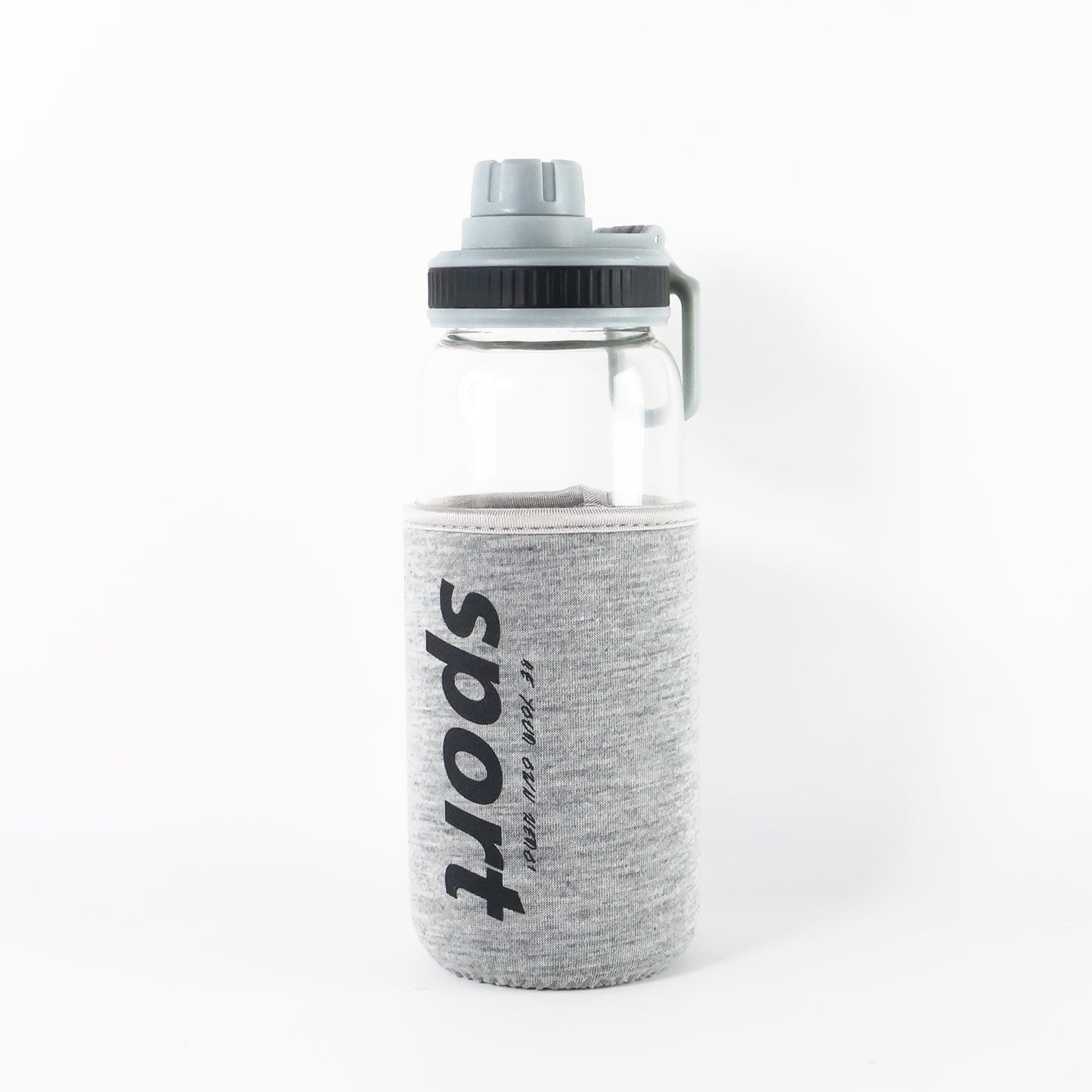 Sports Water Bottle With Protective Sleeve - (1 Pc  700 Ml)