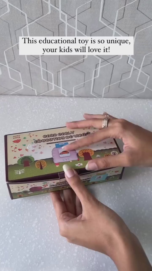 English Talking Flash Cards – Interactive Learning Toy for Kids | Educational Speech Cards with Sound | Early Learning Toy for Toddlers