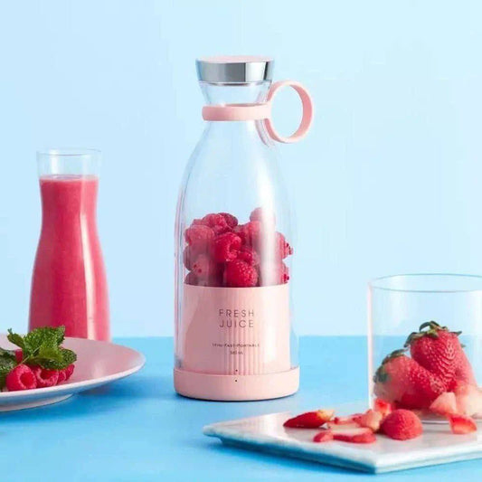 🔥 MINI BOTTLE JUICER – 420ML USB Rechargeable Portable Blender | For Juices, Shakes & Smoothies 🔥