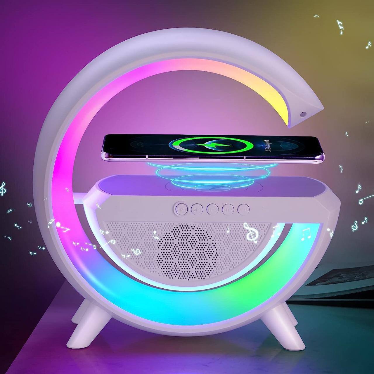 G Speaker Lamp 3-in-1 Wireless Charging Bluetooth Speaker